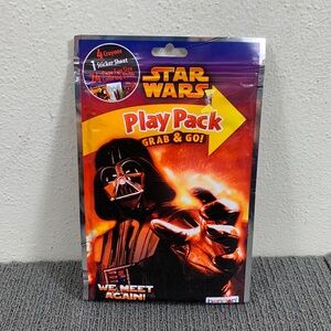Star Wars Darth Vader Play Pack Grab & Go Crayons Stickers Coloring Book New